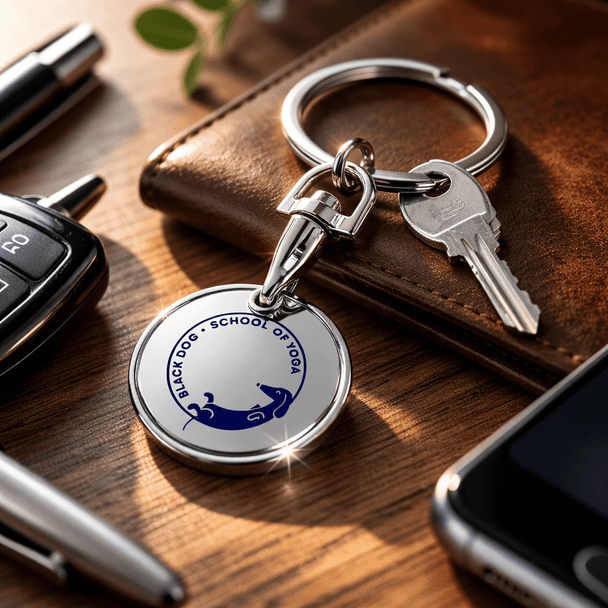 Printed Trolley Coin Keyring