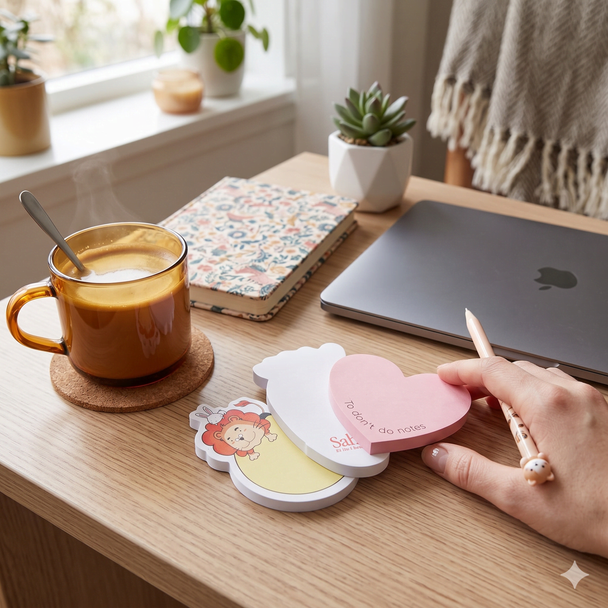 Custom Shaped Sticky Note Memo Pads