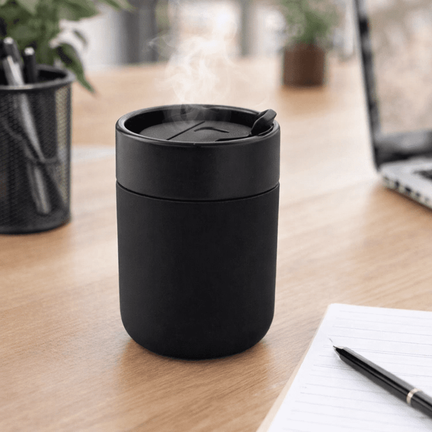 Java 330 ml Ceramic Tumbler w/ Silicone Wrap