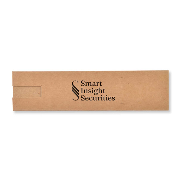 A stylus pen with a branded cardboard packaging labeled "Smart Insight Securities."