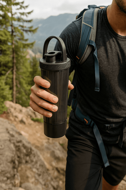 Shaker-Pro Sports Bottle, Black