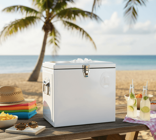 Naples Metal Ice Cooler Box 15L