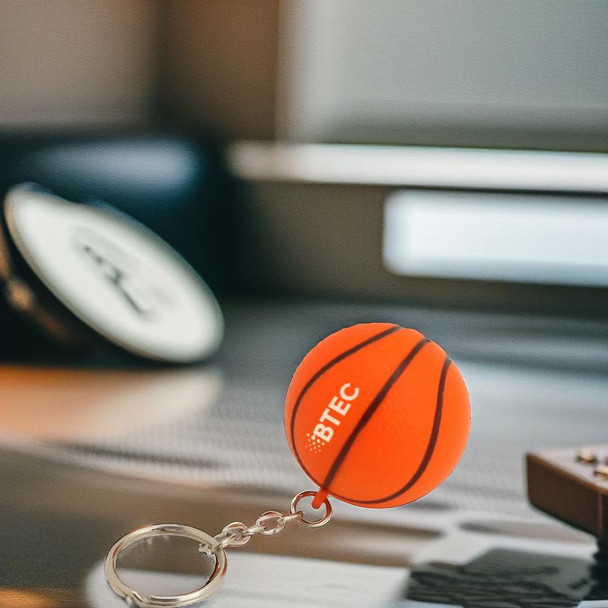 Stress Basketball Key Ring