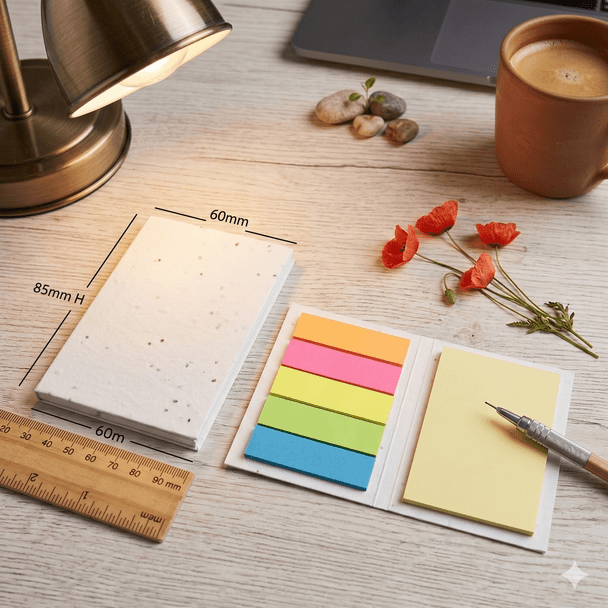 Corn Poppy Seed Sticky Notepad