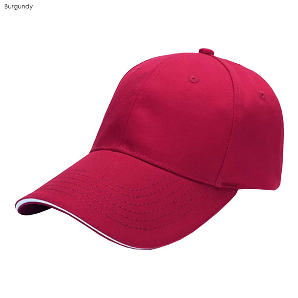 A burgundy six-panel heavy acrylic sandwich cap with a logo. Suitable for casual wear and outdoor activities.