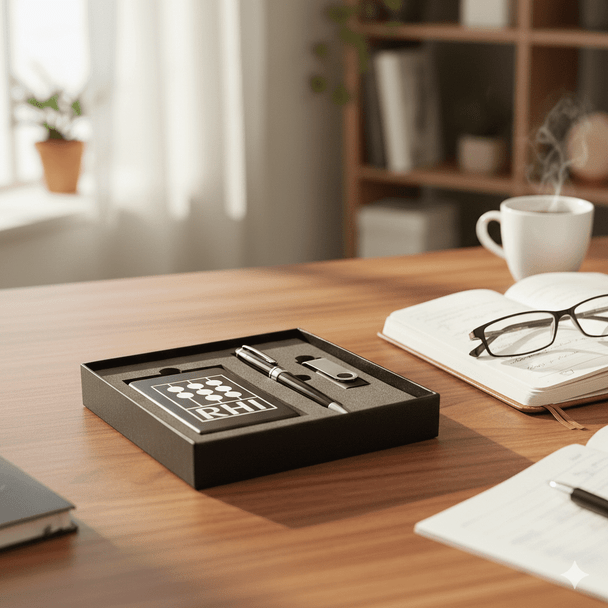 Powerbank, USB (4GB) & Pen Gift Set