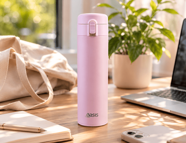 Oasis 480ml Insulated Flip-Top Flask