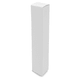 A white, rectangular box suitable for packaging a flashlight tool kit with level. The box features a simple design.