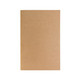 A kraft brown notebook with a simple, unadorned cover and no visible logos or branding.