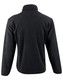 A black adult's half zip polar fleece pullover with a high collar and long sleeves, featuring a logo.