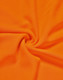 An orange fabric showcasing a textured pattern, suitable for polo shirts. The material appears lightweight and breathable.