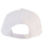 A white athletic mesh cap with a textured pattern and an adjustable strap at the back.