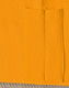 An orange work jumper featuring a front pocket, designed for safety and visibility.