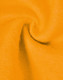 A close-up of soft, vibrant orange fabric, showcasing a smooth, swirling texture.