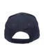A dark navy blue cotton cap with a curved brim and adjustable strap at the back. It features a logo.