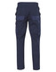 Heavy Duck Weave Dura-Wear Work Pants in navy with multiple pockets and a logo on the rear.