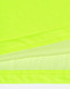 A bright yellow high-visibility polo shirt featuring vented sections and a breathable fabric texture.