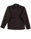 A black polar fleece jacket with a full zip and two front zip pockets, featuring a collar and no visible branding.