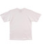 A white kids' t-shirt featuring short sleeves and a plain back. The shirt includes a logo on the label.