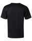 A black kids’ cooldry short sleeve tee featuring a plain design and a logo on the back.