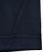 A navy blue polo shirt featuring a contrast collar, made from sustainable poly/cotton fabric.