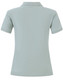 A ladies cotton stretch polo in a soft green colour, featuring a collared design and short sleeves.
