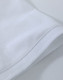 A white ladies cotton stretch polo shirt, featuring a classic collar and short sleeves, with a logo present.