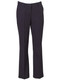 Ladies permanent press pants in dark navy, featuring a classic fit and smooth, wrinkle-resistant fabric.