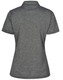 A grey short sleeve polo shirt with a fitted design, featuring a collar and no visible branding on the back.