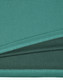 A close-up view of a teal bamboo charcoal polo shirt, showcasing its textured fabric. The shirt features a logo.