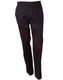 Men's chino pants in black with a straight leg design, featuring a button closure and pockets.