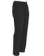 Men's functional chef pants in black, featuring an elastic waistband and pockets, with a logo present.