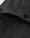 A men's softshell full zip hoodie in grey, featuring a hood and a logo on the inner collar.