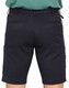 Men's utility cargo shorts in black, featuring two side pockets and two back pockets. Includes a logo on the waistband.