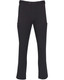 Men's utility cargo pants in black featuring side pockets and a simple design. Includes a logo on the waistband.