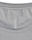 A light grey men's short-sleeve performance T-shirt with a subtle logo on the back.