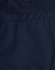 Navy rip-stop poly/cotton stretch work pants with a smooth fabric texture and a branding logo.