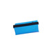 A waterproof dry bag in bright blue with a black strap, designed for keeping items dry.