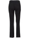 Black women's chino pants featuring a fitted design and two back pockets. The pants have a sleek, tailored look.
