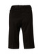 Black women's knee-length shorts with a flexi waist, featuring a back pocket and tailored design.