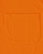 An orange unisex polo shirt featuring a textured fabric and a chest pocket. It has a logo on it.