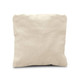 A small, cream-coloured cotton mesh tote bag with a simple design and an attached logo.