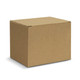 A plain brown cardboard box with no text or logos, featuring a rectangular shape and flaps on top.