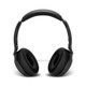 Black Skullcandy Icon 180 wireless headphones with cushioned ear cups and an adjustable headband.