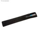 A black velvet pouch designed to hold a pen, featuring a subtle logo detail.