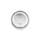 A clear can filled with colourful M&M's, featuring a diamond-patterned base and a pull tab.