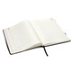 An A4 daily diary for 2027, featuring a black cover and opened to reveal lined pages.