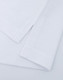A Men's Ultrafine Cotton Pique Polo in white, featuring carefully stitched hems and a branded logo.