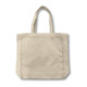 A cream-coloured 450gsm Victorian canvas tote bag with two handles and a plain design.