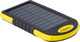 Rubberized ABS solar power bank Aurora